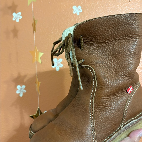 Duckfeet Brown Leather Shearling Boots – EU 39 - Picture 3 of 3